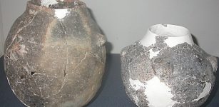 Globular Amphora Culture - Globular amphora unearthed in Kowal neolithic site, Poland