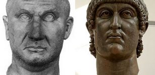 Two Roman emperors: Left: Licinius and right: Constantine