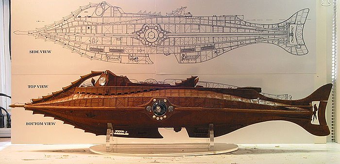 The Nautilus is the amazing submarine created by Captain Nemo of Twenty Thousand Leagues Under the Sea