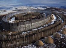 Stunning Recreation Of Caterthun Iron Age Forts In The Grampian Mountains, Scotland