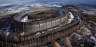 Stunning Recreation Of Caterthun Iron Age Forts In The Grampian Mountains, Scotland