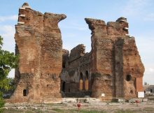 Red Basilica, one of the seven important churches in Early Christianity, was built on the temple of Serapis, Bergama.. Image via Wikipedia