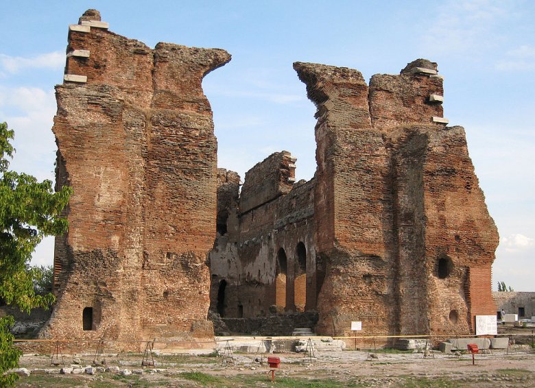 Red Basilica, one of the seven important churches in Early Christianity, was built on the temple of Serapis, Bergama.. Image via Wikipedia