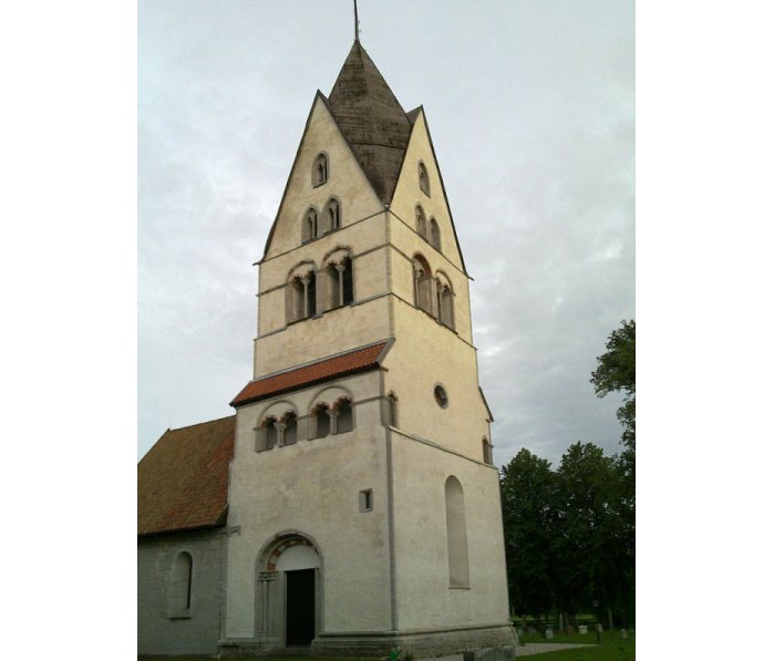 Church in Vall, a small village on Gotland, Sweden.