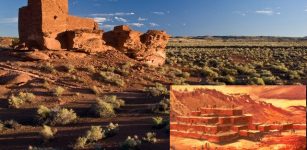 Wupatki Ruins And The Sacred Sunset Crater Of The Ancestral Puebloans In Arizona