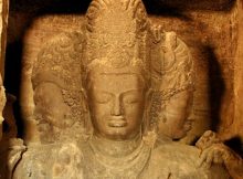 Trimurti Sculpture - Elephanta Caves, India
