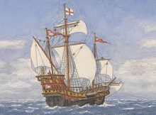 Francis Drake's ship