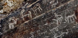 The country's hills and desert plains are covered with ancient rock art that could be among the oldest in the world. Image credit: AFP