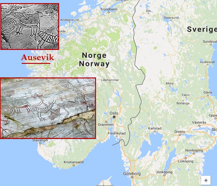 Ausevik ancient engravings were made on slate, a type of rock, which is not very hard and can be carved easily. However, the preservation of this valuable art from damage is very difficult especially due to its vulnerability to frost and other weather conditions.