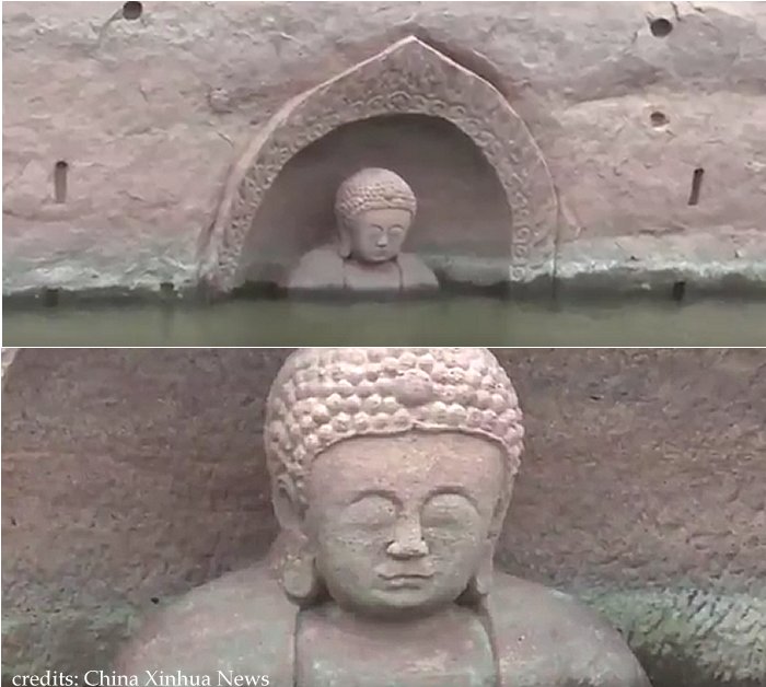 The statue was probably built during early Ming Dynasty, maybe even earlier as the Yuan Dynasty.