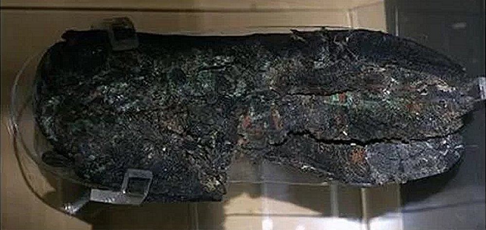 1,000-year-old leather shoe - Sliven Bulgaria