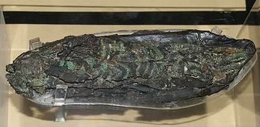 1,000-year-old leather shoe - Sliven Bulgaria