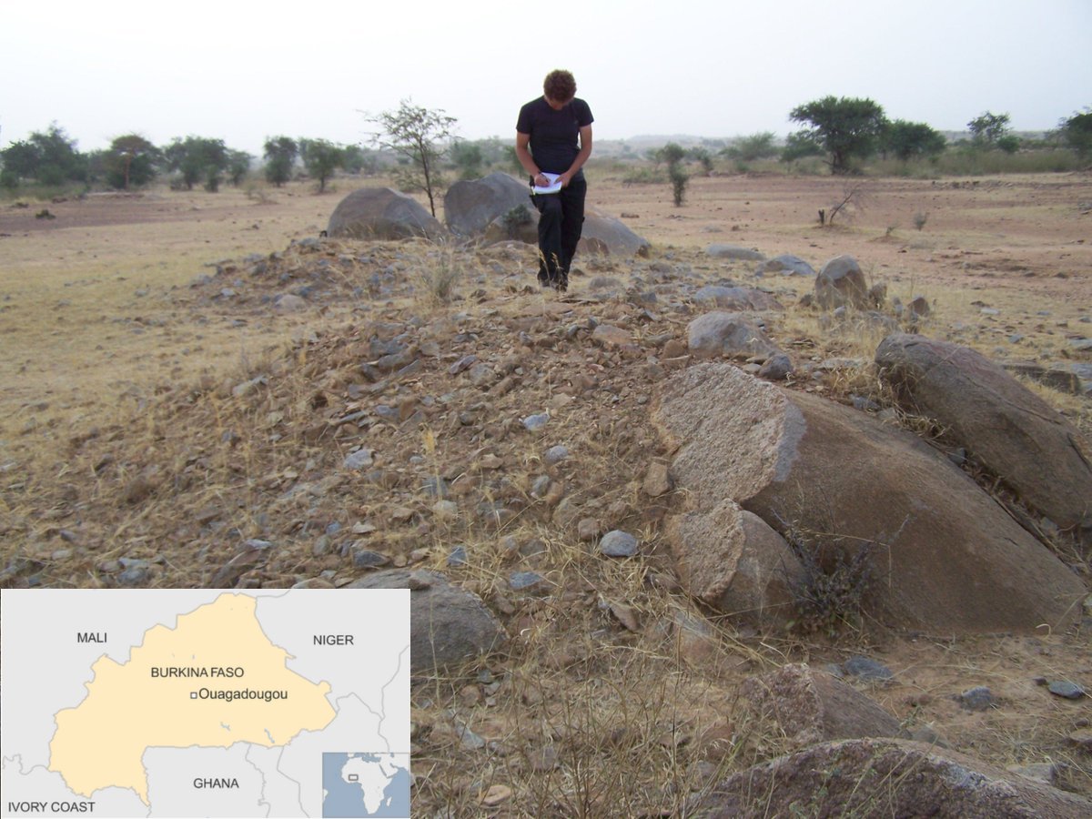 Burkina Faso - Studies of mounds. Photo by K. Rak