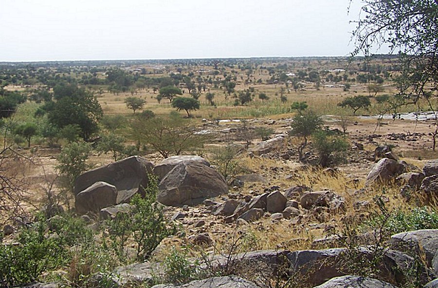 Research on the mound in Burkina Faso. Photo credit: Krzysztof Rak, Institute of Archaeology of the Jagiellonian University in Kraków