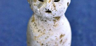 Charming 2,000-Year-Old Moon-Faced Clay Doll Discovered At Osaka Ruins, Japan