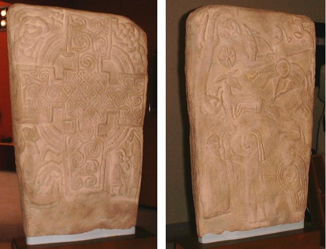 Inchbrayock Stone: Pictish Samson Stone Carved With Biblical Symbols And Scenes