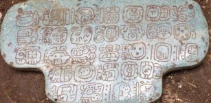 Unique Private Ancient Message Discovered Carved On Large T-Shaped Maya Jade Pendant Could Change What We Know About The Maya
