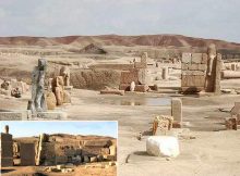 Ancient ruins of Piramesse, Egypt.