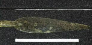 Unique 3,00-Year-Old Carnoustie Bronze Age Sword With Gold Ornament Discovered In Angus, Scotland