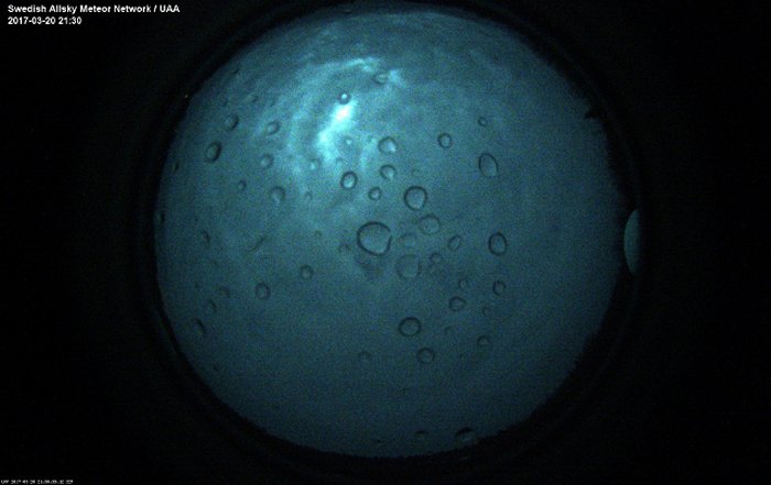 Strange Blue Fireball Visible In The Night Skies Over Sweden