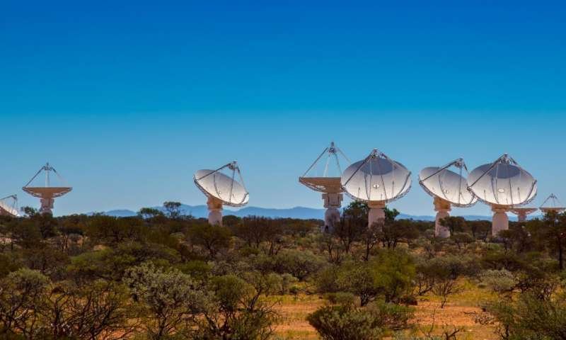 The ASKAP telescope in Western Australia.