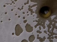 Mysterious Unexplained Deep Hole Discovered On Mars Near The South Pole – A Crater Or Collapsed Pit?