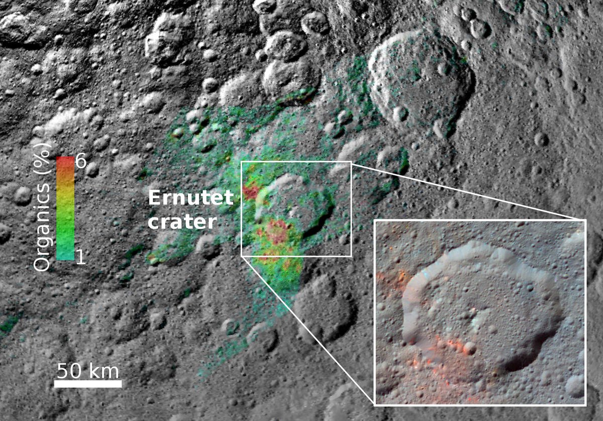 Ceres Ernutet crater