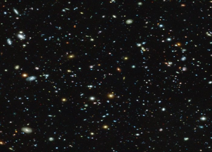Image of the Hubble Ultra Deep Field region in the constellation of Fornax - observed with the MUSE instrument on ESO's Very Large Telescope. Credit: ESO/MUSE HUDF collaboration