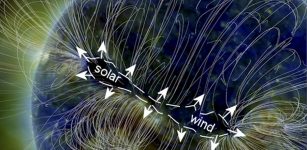 A long gash, more than 700,000 km long, where solar wind may be spraying into the solar system.