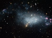 Dwarf galaxy DD0 68. Credits: NASA/ESA