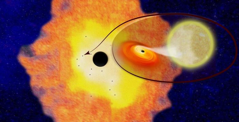 Columbia astrophysicists have discovered 12 black hole-low mass binaries orbiting Sgr A* at the center of the Milky Way galaxy. Their existence suggests there are likely about 10,000 black holes within just three light years of the Galactic Center