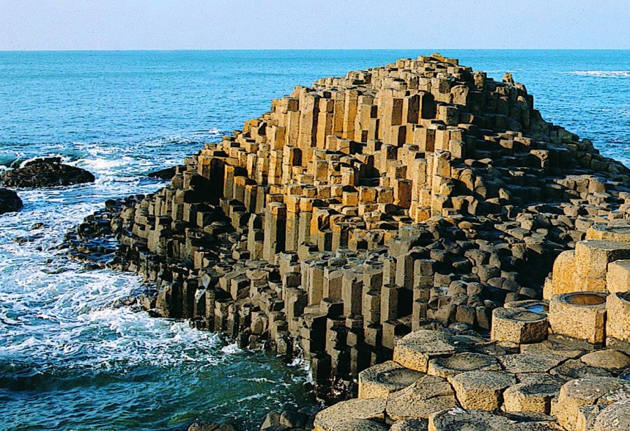 Famous Giants Causeway In Northern Ireland And Devils Postpile Usa