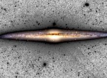 A composite image of NGC 4565 used in the new study. Credit: C. M. Lombilla / IAC