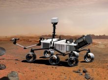 An artist's concept illustrates what the Mars rover Curiosity will look like on the Red Planet. Credit: NASA/JPL-Caltech