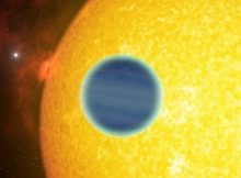 The extrasolar planet WASP-127b is one of the least dense exoplanets ever found.