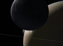 NASA's Cassini spacecraft's Grand Finale orbits found a powerful interaction of plasma waves moving from Saturn to its rings and its moon Enceladus. Credit: NASA/JPL-Caltech