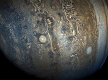 Jupiter's southern hemisphere photographed by NASA probe Juno. (Image: NASA/JPL-Caltech/SwRI/MSSS/Gerald Eichstädt/ Seán Doran)