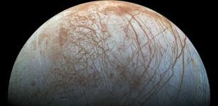Jupiter's icy moon Europa. NASA/JPL-Caltech/SETI Institute