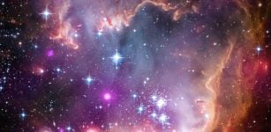 The 'Wing' of the Small Magellanic Cloud. Image credit: NASA/CXC/JPL-Caltech/STScI