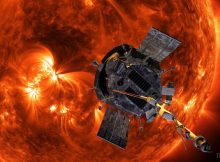 Illustration of NASA's Parker Solar Probe approaching the Sun. Image Credit: NASA/Johns Hopkins APL/Steve Gribben