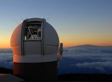 Pan-STARRS Observatory, a 1.8-meter telescope located at the summit of Haleakalā, on Maui.