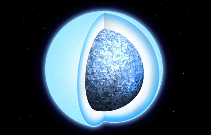 White dwarf star in the process of solidifying. Credit: University of Warwick/Mark Garlick