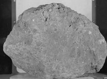 A lunar rock sample collected on the Apollo 14 mission. Credit: NASA
