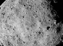 This mosaic image of asteroid Bennu is composed of 12 PolyCam images collected on Dec. 2 by the OSIRIS-REx spacecraft from a range of 15 miles (24 km). Credit: NASA/Goddard/University of Arizona