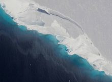 Thwaites Glacier. Credits: NASA/OIB/Jeremy Harbeck