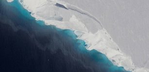 Thwaites Glacier. Credits: NASA/OIB/Jeremy Harbeck