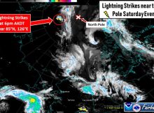 Instability Near The North Pole Caused 48 Rare Lightning Discharges