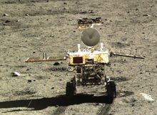 China's Yutu 2 rover on the Moon. Image: CNSA