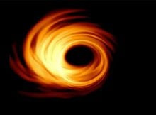 A simulated view of a black hole Hotaka Shiokawa