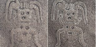 Spectacular Square-Headed Creature And 143 New Nazca Geoglyphs - Discovered